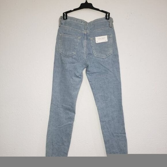 NWT AG Isabelle Paneled Straight Jeans in Infamous Size 27 - Picture 3 of 15